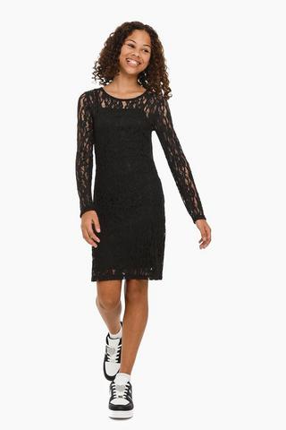 Long Sleeve Lace Dress