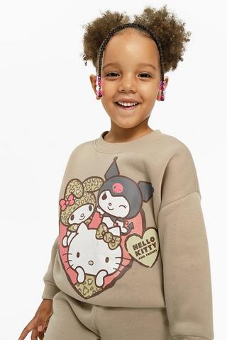 Hello Kitty Sweat Top And Joggers Set