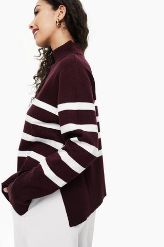 Stripe Boxy Knit