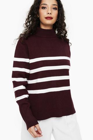 Stripe Boxy Knit