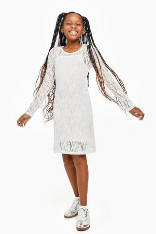 Long Sleeve Lace Dress