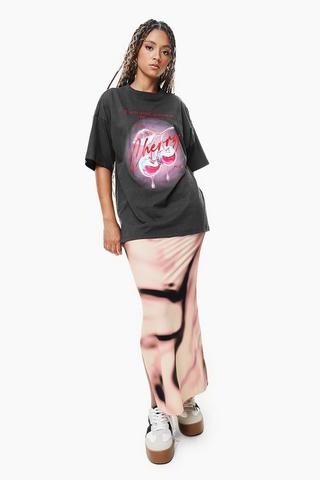 Skin Tight Midi Skirt