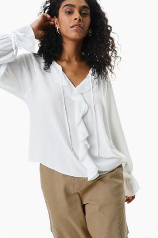 Tie Front Blouse