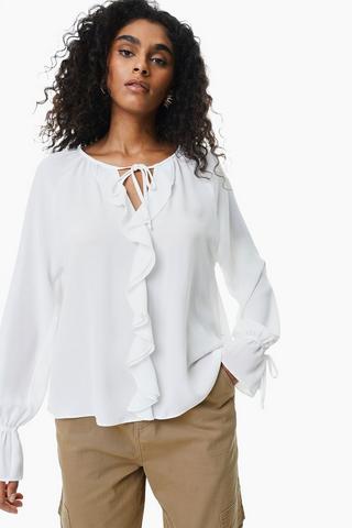 Tie Front Blouse