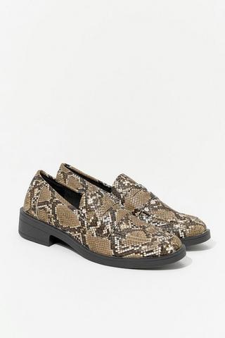 Snakeskin Loafer