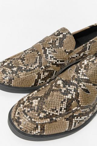 Snakeskin Loafer