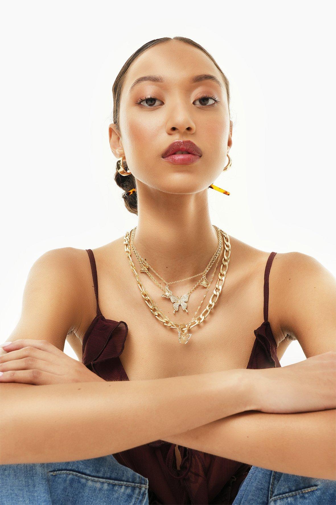 Linked Luxe Layered Necklace