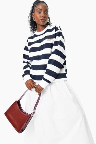 Stripe Sweat Top