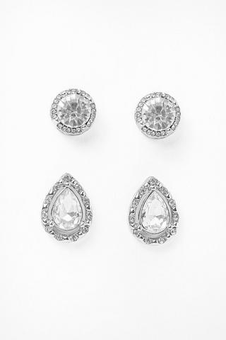 2 Pack Stud Earrings