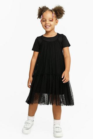 Mesh T-Shirt Dress