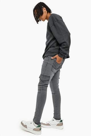 Spray On Cargo Denim