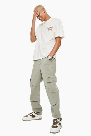 Straight Cargo Denim