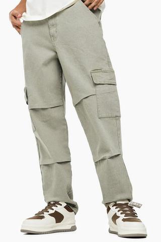 Straight Cargo Denim