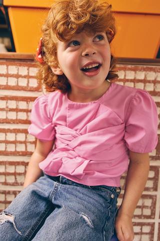 Bow Short Sleeve Top