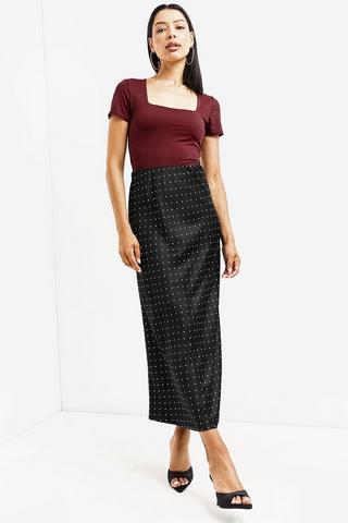 Satin Slip Skirt