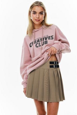 Pleated Mini Skirt