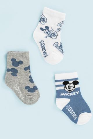 Mickey Mouse 3 Pack Socks