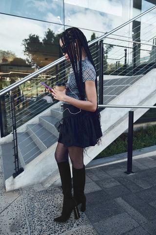 High Leg Sock Boot