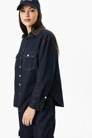 Oversized Denim Shirt