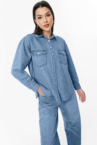 Denim Oversized Shirt