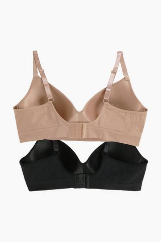 2 Pack Crop Bra
