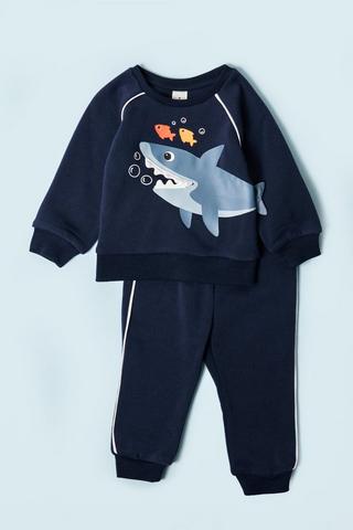 Shark Sweat Top And Joggers Set