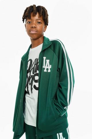 LA Zip-Through Sweat Top