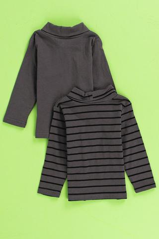 2 Pack Polo Neck T-Shirts