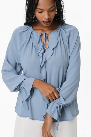 Tie Front Blouse