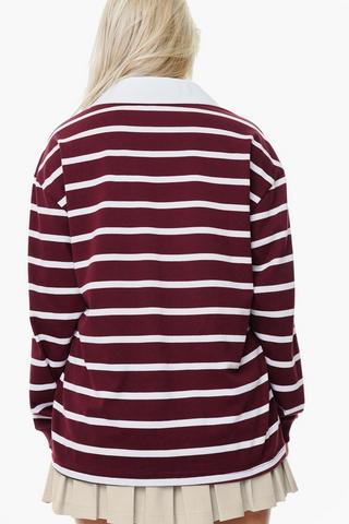 Stripe Long Sleeve Golfer
