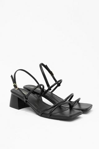 Ankle Strap Block Heel