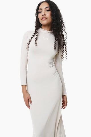 Skin Tight Turtle Neck Bodycon Dress