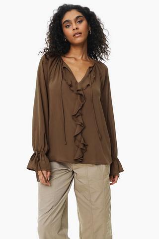Tie Front Blouse