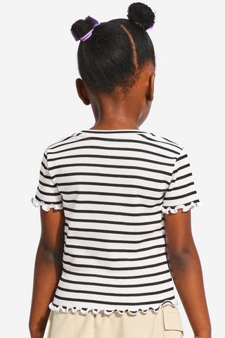 Stripe Fitted T-Shirt