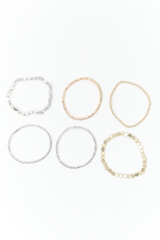 6 Pack Bracelets