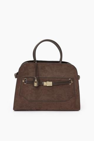 Suede Tote Bag
