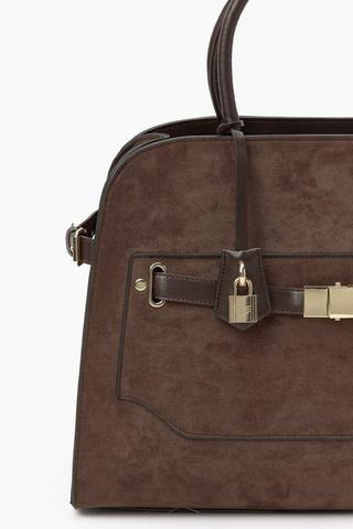 Suede Tote Bag