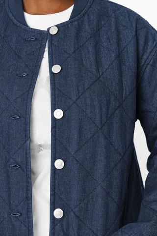 Quilted Denim Jacket