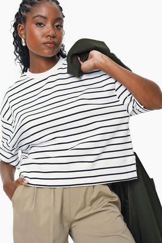 Stripe Boxy Top