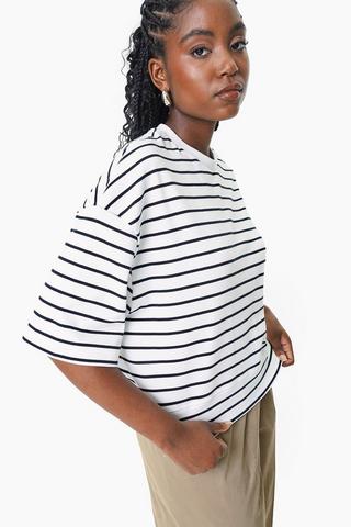 Stripe Boxy Top