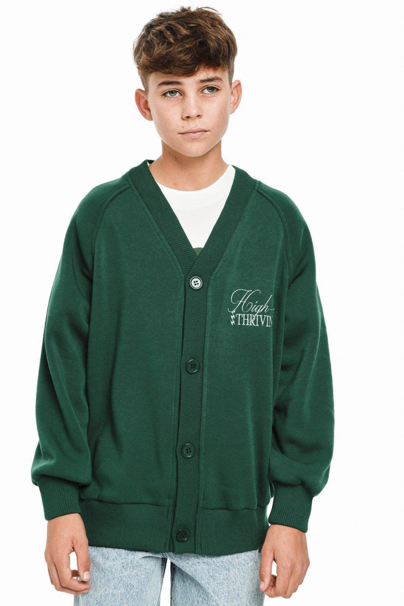 5010040 Khaki Midi Cardigan main image 1