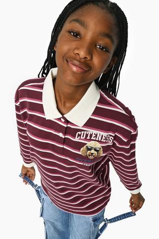 Stripe Oversized Golfer