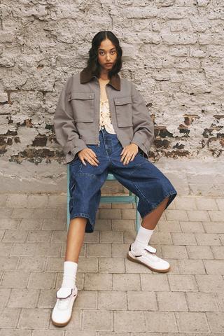 Cargo Denim Jorts
