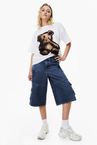 Cargo Denim Jorts