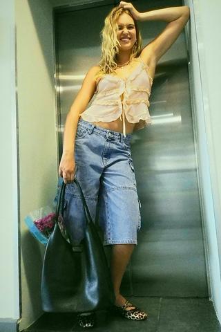 Cargo Denim Jorts