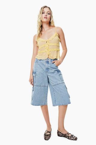 Cargo Denim Jorts