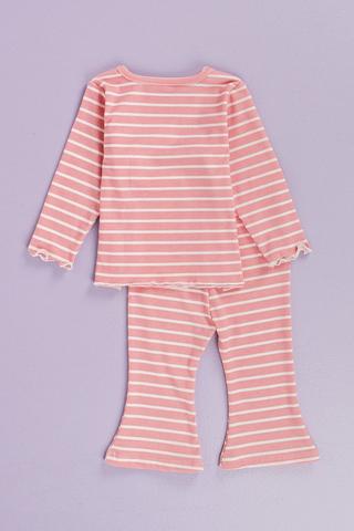 Stripe Top And Leggings Set