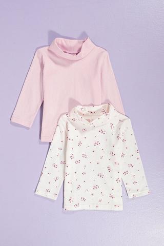 2 Pack Polo Neck Tops