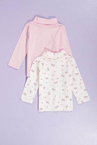 2 Pack Polo Neck Tops