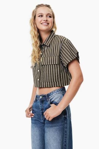Stripe Poplin Shirt
